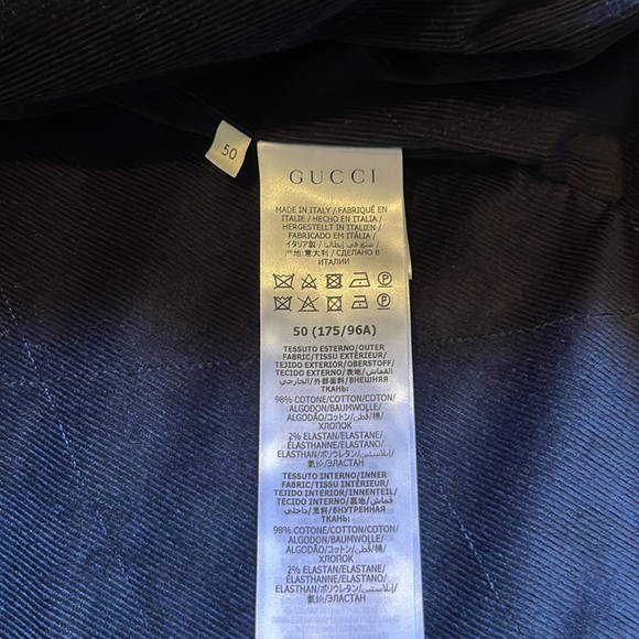 Men Gucci Corduroy Stretch Quilted Jacket - Picture 8 of 12